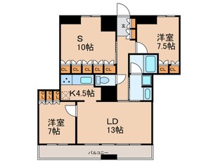 THE TOKYO TOWERS MID TOWER(5F)の物件間取画像